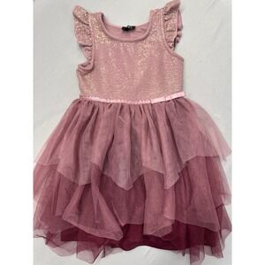 Toddler Size 6 Lilt Dress Shimmer Tulle  Pink